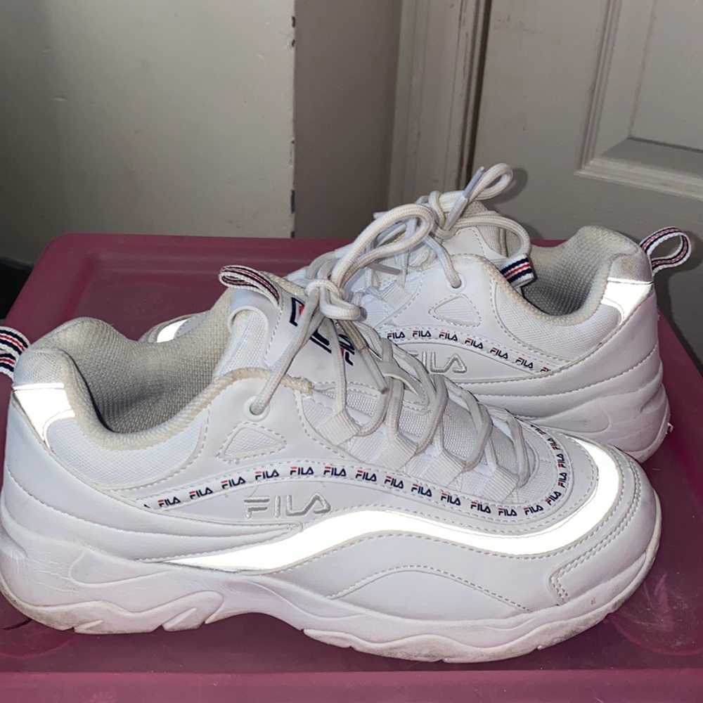 Fila white sneakers